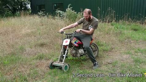 Dirt Bike Lawn Mower